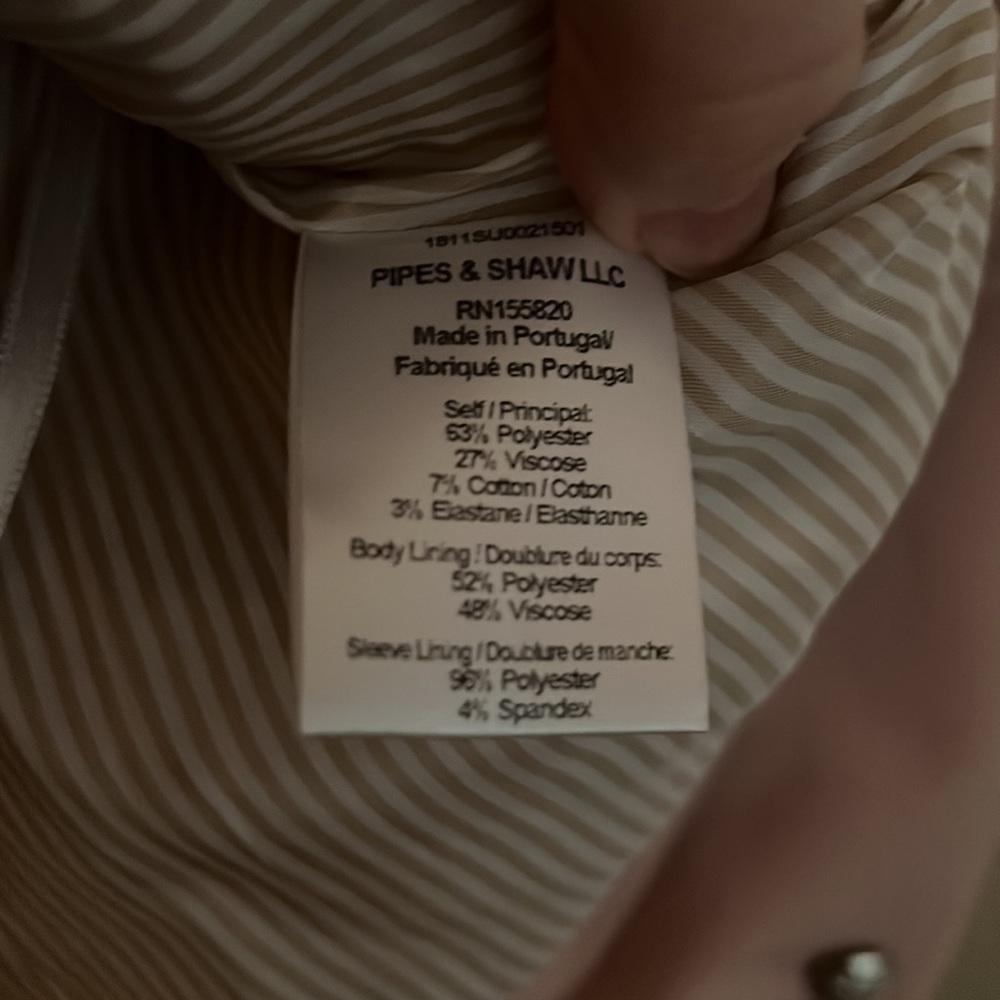 Veronica Beard Frayne portrait neck crepe blazer - Picture 3 of 3